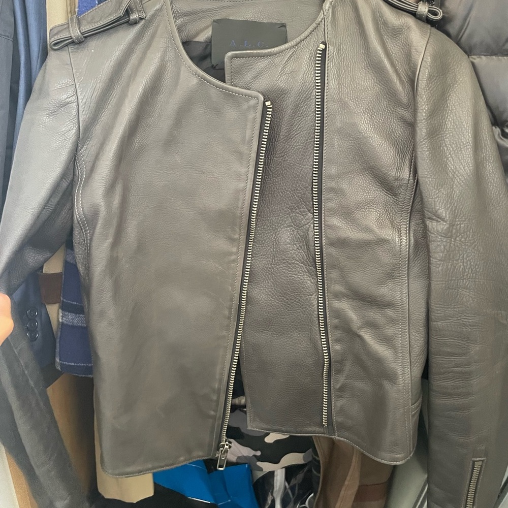 ALC 100% genuine leather jacket